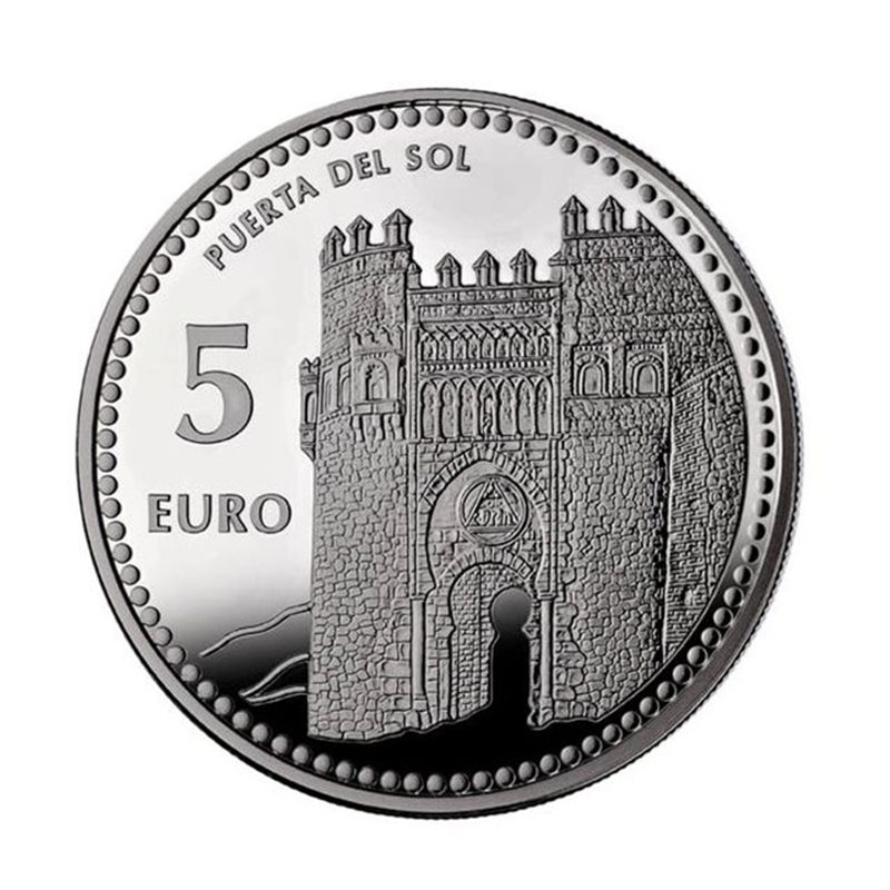 2012. Capitales provincia. 5 euros "Toledo"