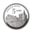 2012. Capitales provincia. 5 euros "Segovia"