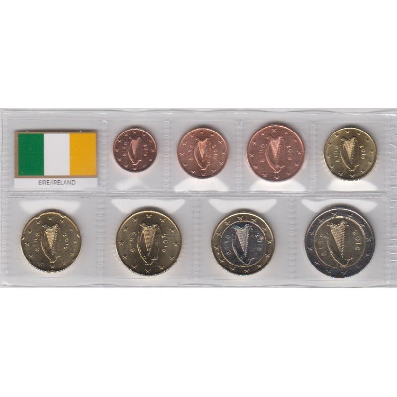 2016. Tira euros Irlanda