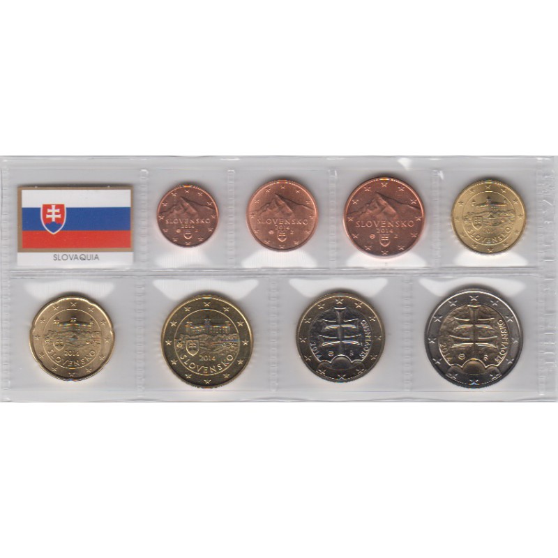 2014. Tira euros Eslovaquia