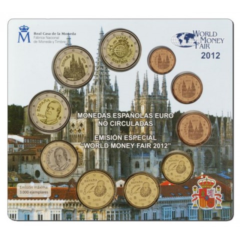 2012. Cartera euros España "World Fire Money"