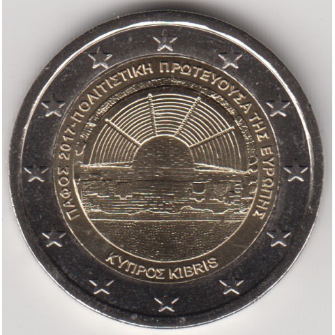 2017. 2 Euros Chipre "Pafos"