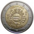 2012. 2 Euros Holanda "X Aniversario"