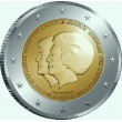 2013. 2 Euros Holanda "Abdicación Beatriz"