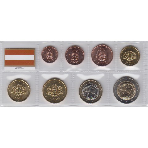 2014. Tira euros Letonia