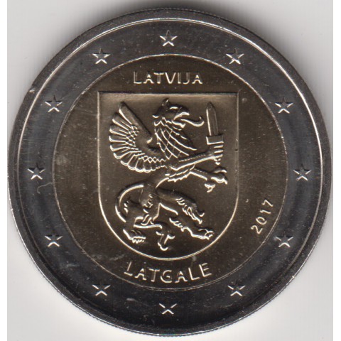 2017. 2 Euros Letonia "Latgale"