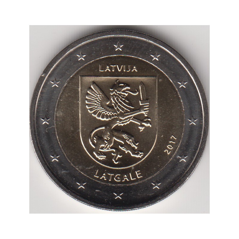 2017. 2 Euros Letonia "Latgale"