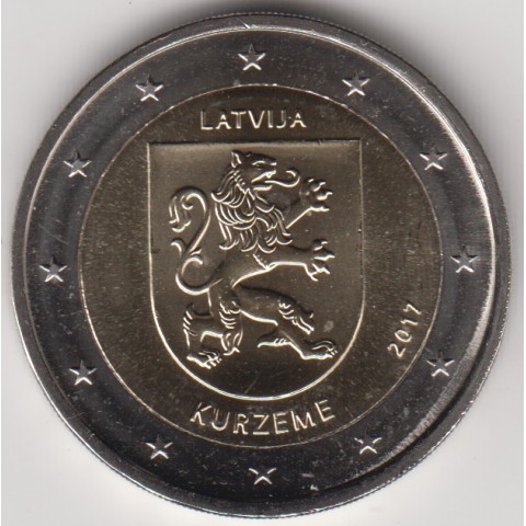 2017. 2 Euros Letonia "Kurzeme"