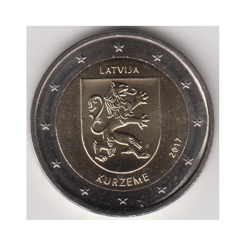 2017. 2 Euros Letonia "Kurzeme"