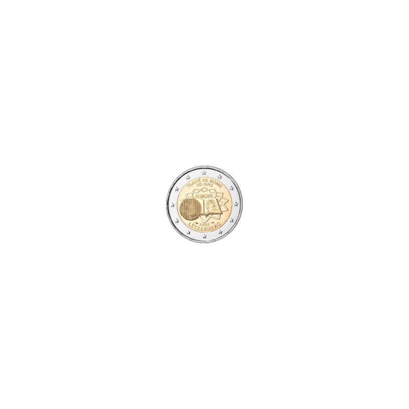 2007. 2 Euros Luxemburgo "Tratado de Roma"