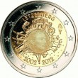 2012. 2 Euros Luxemburgo "X Aniversario"