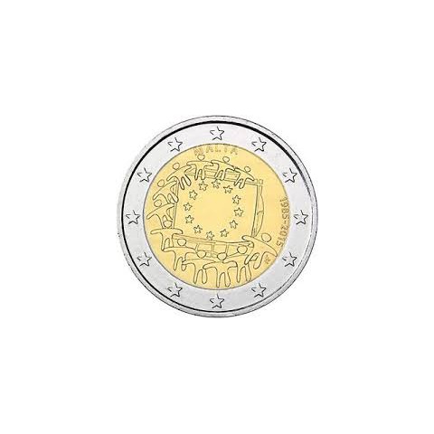 2015. 2 Euros Malta "Bandera"