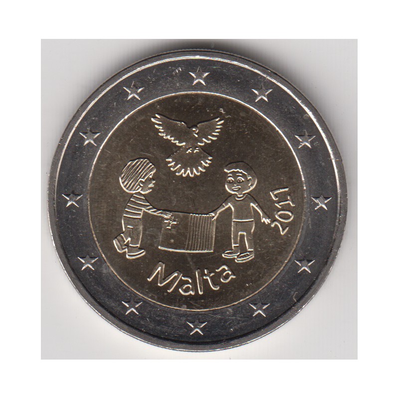 2017. 2 Euros Malta "Niños"