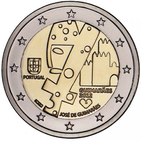 2012. 2 Euros Portugal "Guimaraes"