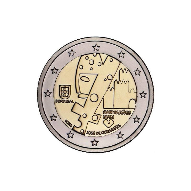 2012. 2 Euros Portugal "Guimaraes"