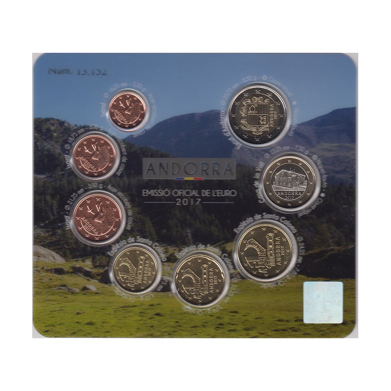 2017. Cartera euros Andorra