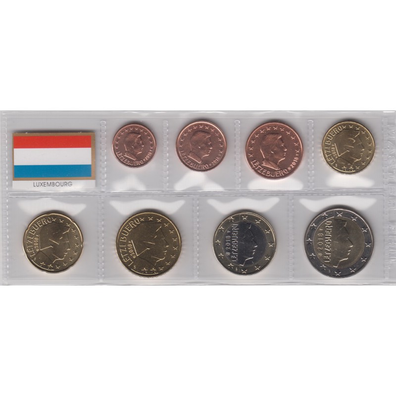 2018. Tira euros Luxemburgo
