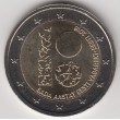 2018. 2 Euros Estonia "Aniversario República"