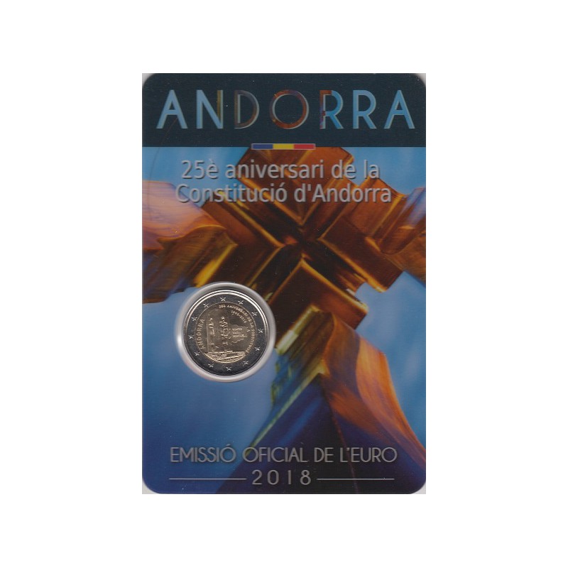 2018. 2 Euros Andorra "Constitución"