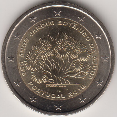 2018. 2 euros Portugal "Jardín Botánico"