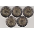 2015. 2 Euros Alemania "Bandera" 5 cecas