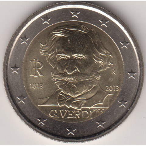 2013. 2 Euros Italia "Verdi"