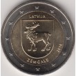 2018. 2 Euros Letonia "Zemgale"