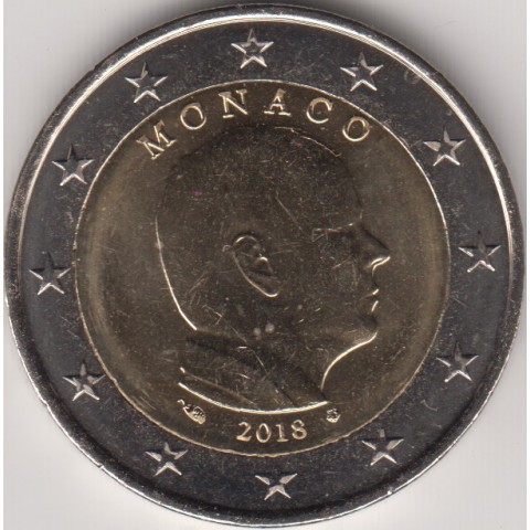 2018. 2 Euros Monaco "Alberto"