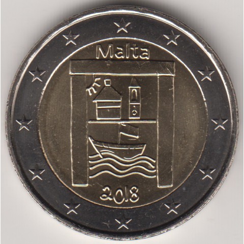 2018. 2 Euros Malta "Niños"