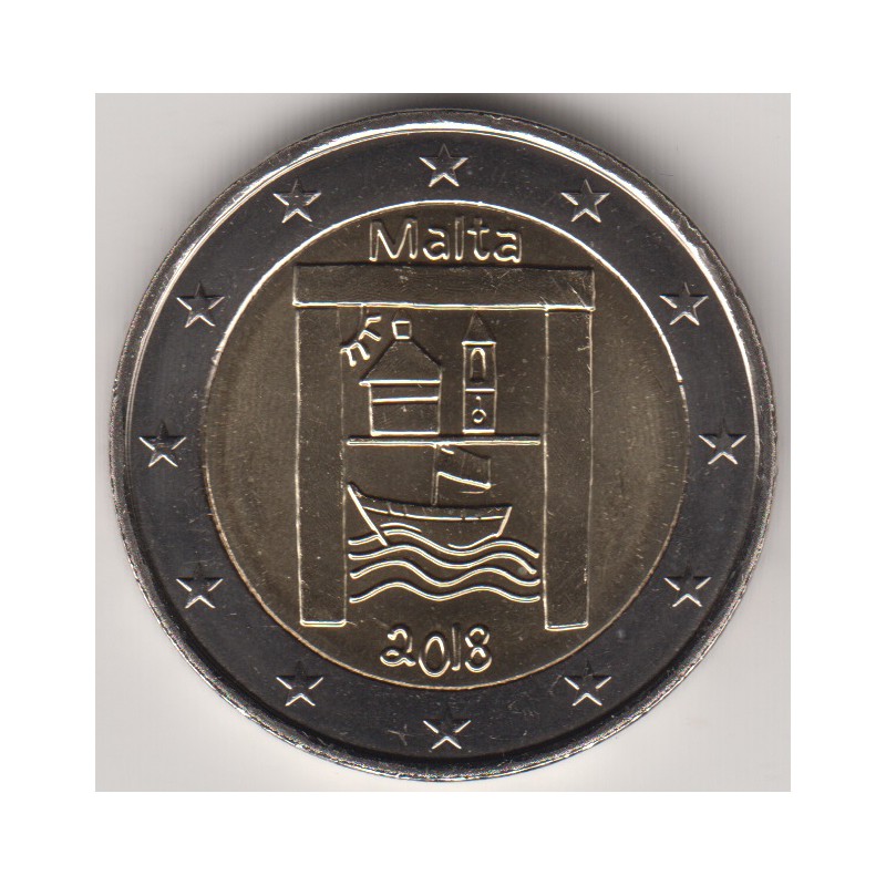 2018. 2 Euros Malta "Niños"