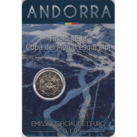 Blister monedas de 2 euros de Andorra 