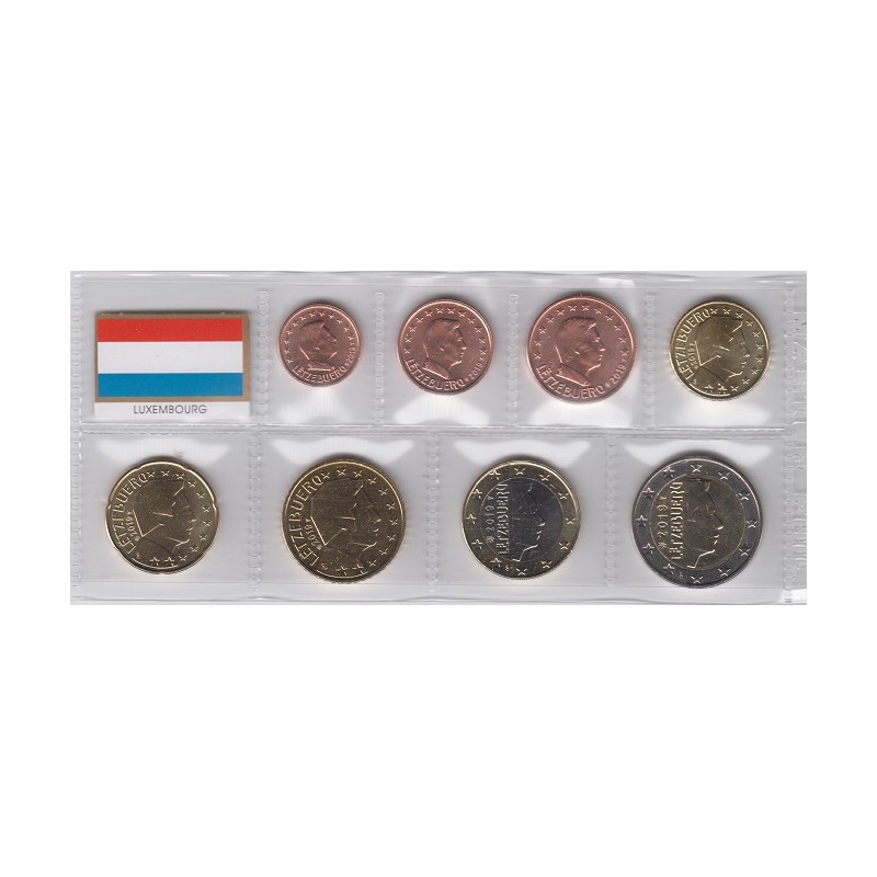 2019. Tira euros Luxemburgo