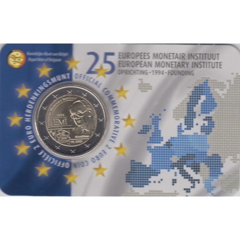 2019. 2 euros Bélgica. "Instituto monetario europeo"