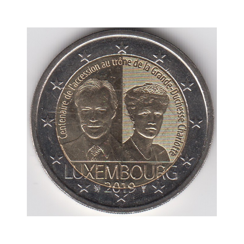 2019. 2 Euros Luxemburgo "Charlotte"