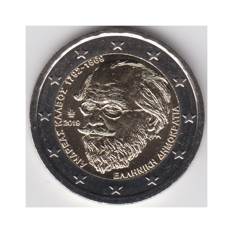 2019. 2 Euros Grecia "Kalvos"