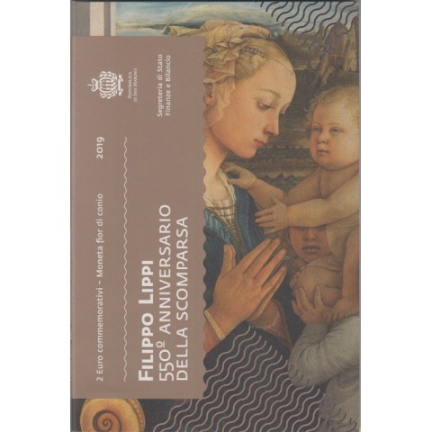 2019. 2 euros San Marino "Filippo Lippi"