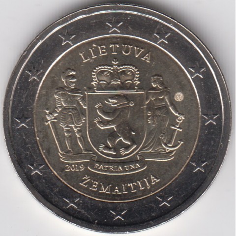 2019. 2 Euros Lituania "Samogitia"