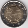 2009. 2 Euros España "EMU" Estrellas grandes