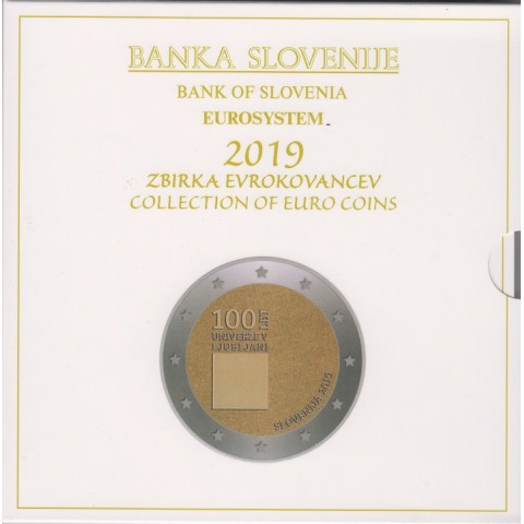 2019. Cartera euros Eslovenia