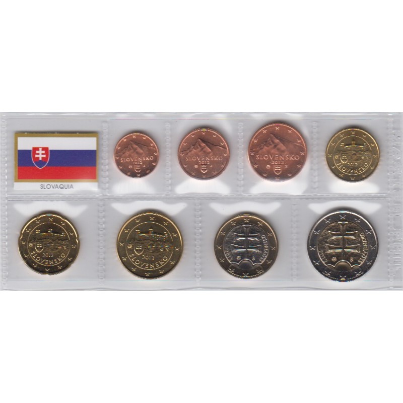 2012. Tira euros Eslovaquia
