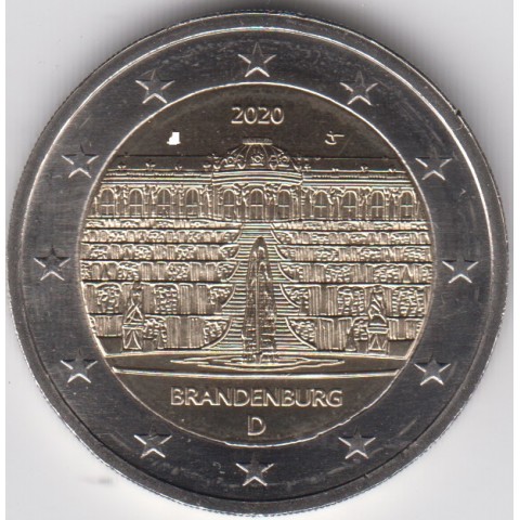 2020. 2 Euros Alemania "Brandeburgo"