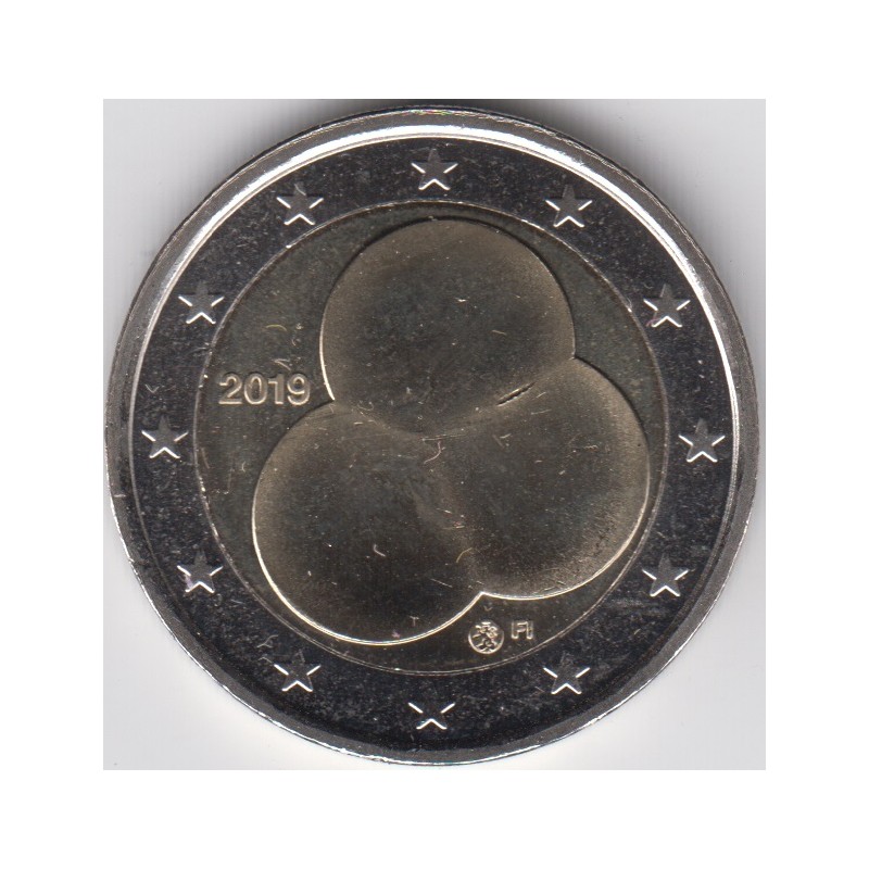 2019. 2 Euros Finlandia "Constitución"