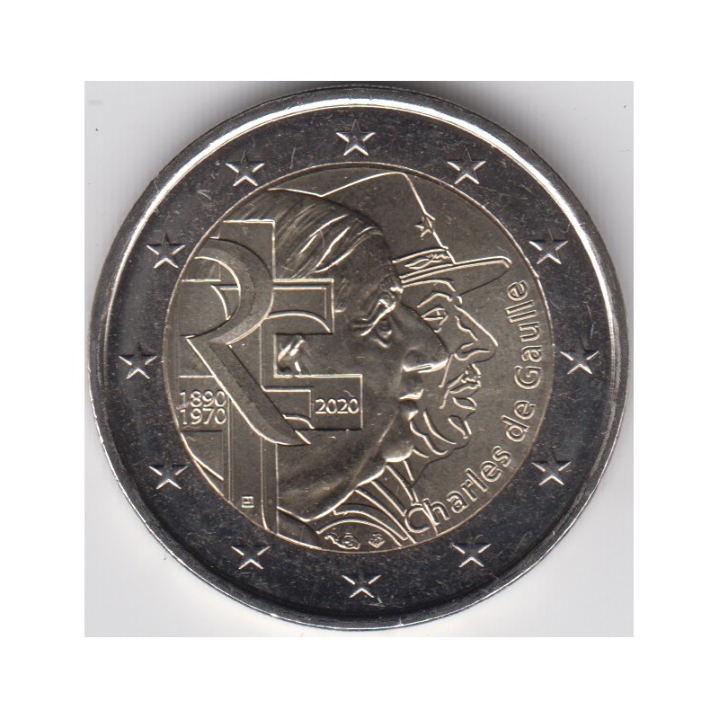 2020. 2 Euros Francia "Gaulle"