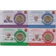 2019. Stamp&Coin Card Vaticano nº22-25