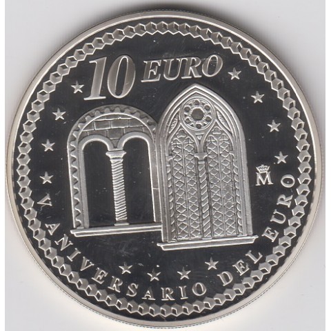 2007. V Aniversario euro. 10 euros "Liberalismo"
