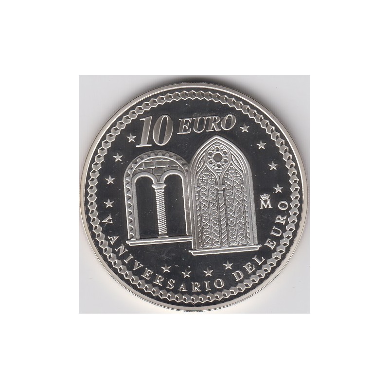 2007. V Aniversario euro. 10 euros "Liberalismo"