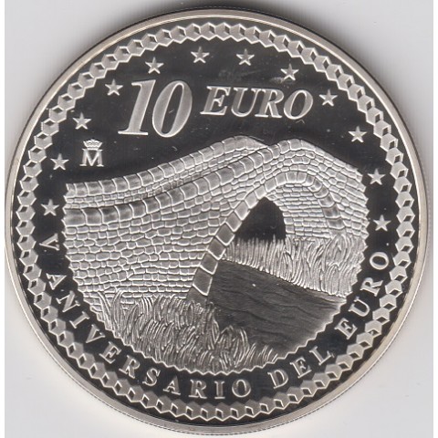 2007. V Aniversario euro. 10 euros "Unión"