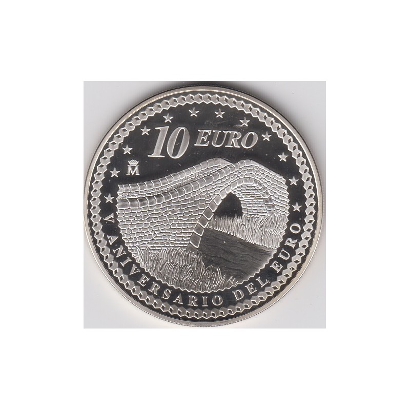 2007. V Aniversario euro. 10 euros "Unión"