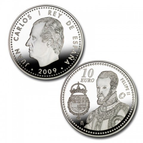 2009. Felipe II 10 euros