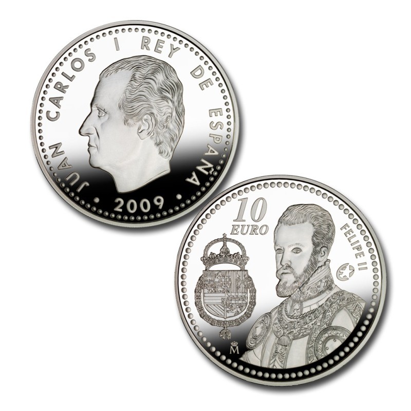 2009. Felipe II 10 euros